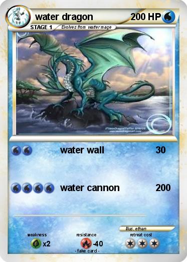 Pokemon water dragon