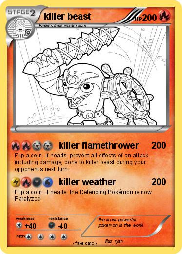 Pokemon killer beast