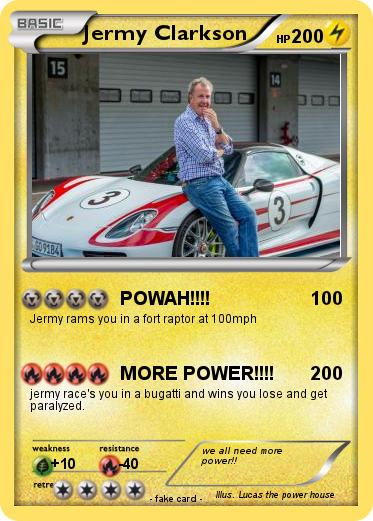 Pokemon Jermy Clarkson