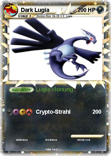 Pokemon Dark Lugia