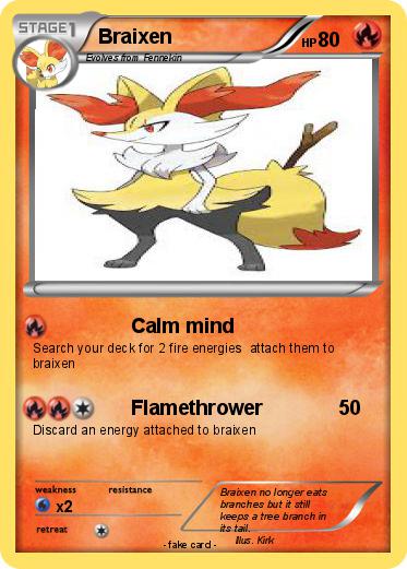 Pokemon Braixen