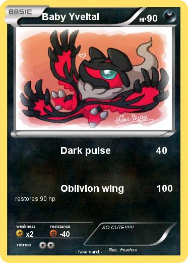 Pokemon Baby Yveltal