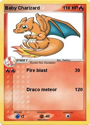 Pokemon Baby Charizard