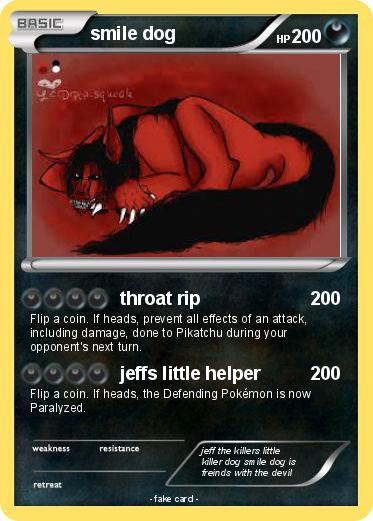 Pokemon smile dog
