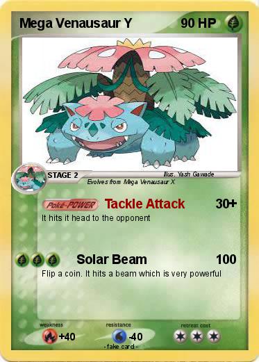 Pokemon Mega Venausaur Y