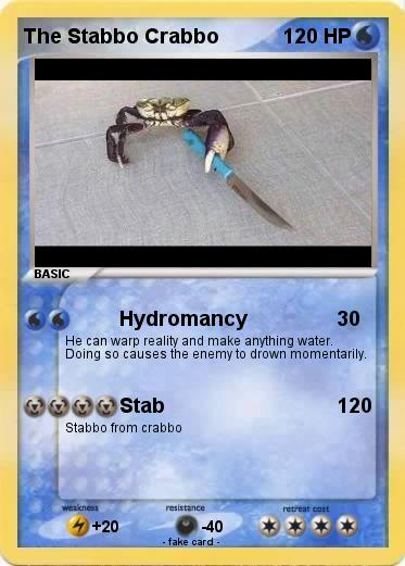 Pokemon The Stabbo Crabbo