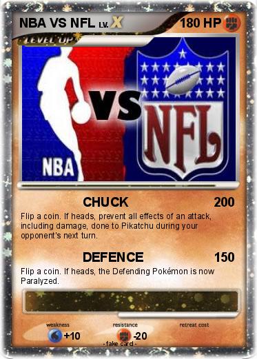 Pokemon NBA VS NFL