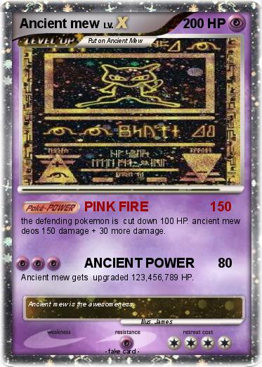 Pokemon Ancient mew