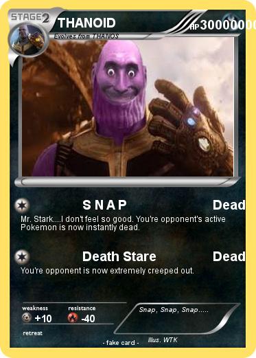 Pokemon THANOID
