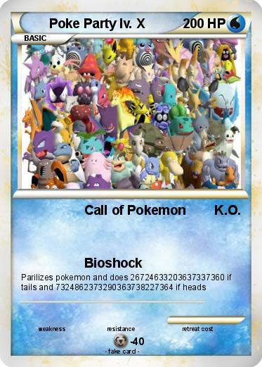 Pokemon Poke Party lv. X