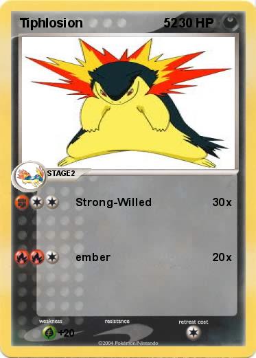 Pokemon Tiphlosion                       52