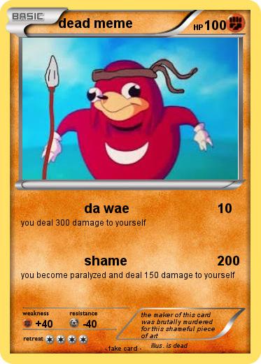 Pokemon dead meme