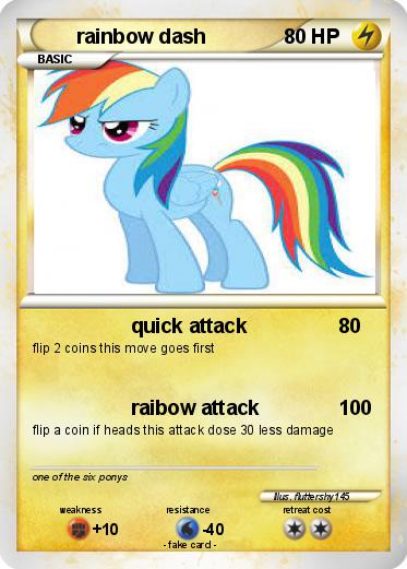Pokemon rainbow dash