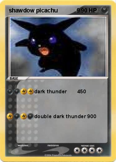 Pokemon shawdow picachu            9