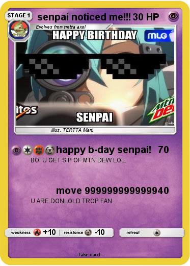 Pokemon senpai noticed me!!!