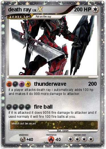 Pokemon death ray