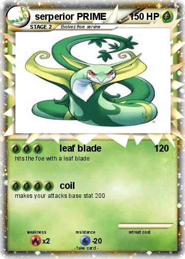 Pokemon serperior PRIME