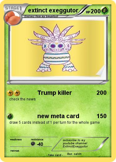 Pokemon extinct exeggutor