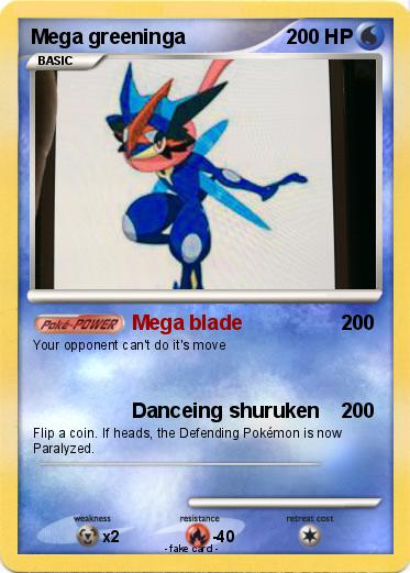 Pokemon Mega greeninga