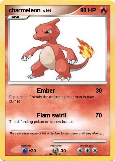 Pokemon charmeleon