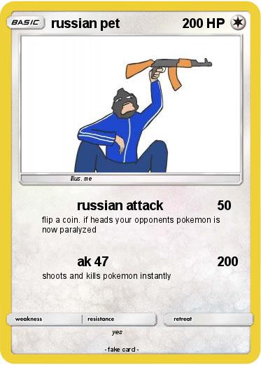 Pokemon russian pet