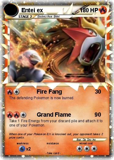 Pokemon Entei ex