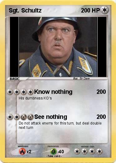 Pokemon Sgt. Schultz
