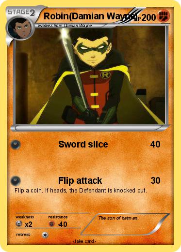 Pokemon Robin(Damian Wayne)