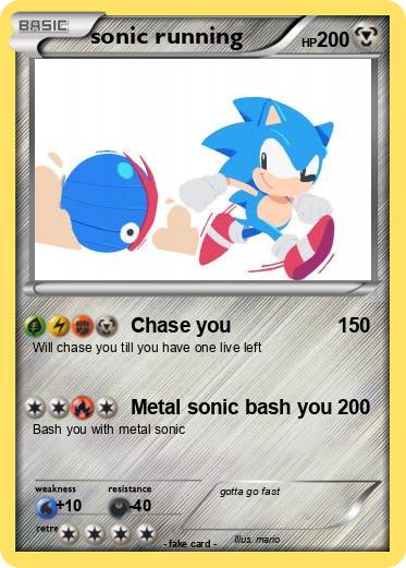 Pokemon sonic running