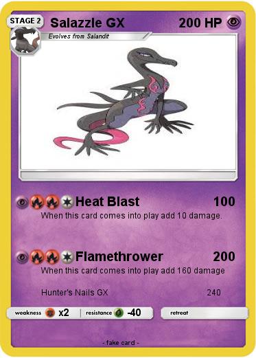 Pokemon Salazzle GX