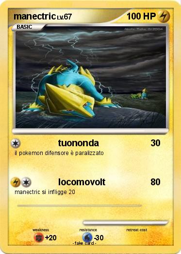 Pokemon manectric