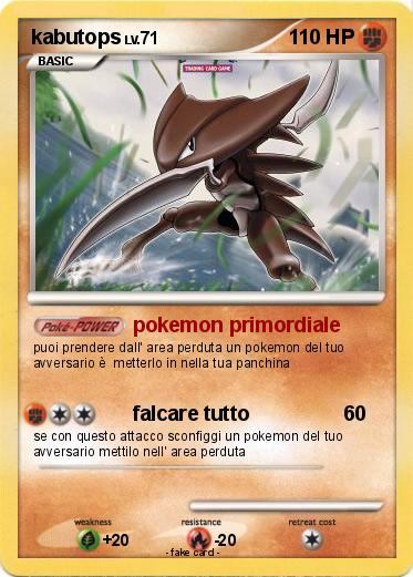 Pokemon kabutops