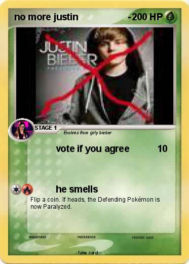 Pokemon no more justin                   -
