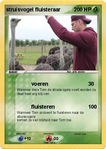 Pokemon struisvogel fluisteraar