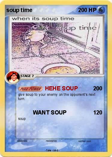 Pokemon soup time