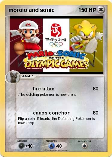 Pokemon moroio and sonic