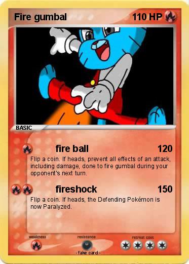 Pokemon Fire gumbal