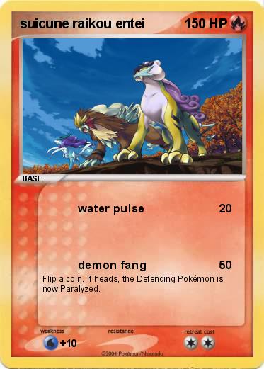 Pokemon suicune raikou entei