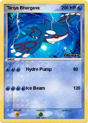 Pokemon Tanya Bhargava