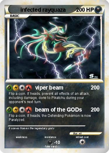 Pokemon infected rayquaza