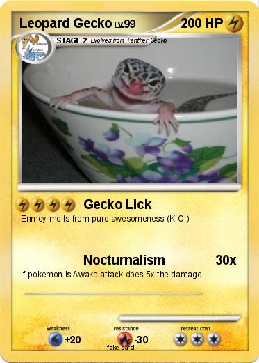 Pokemon Leopard Gecko