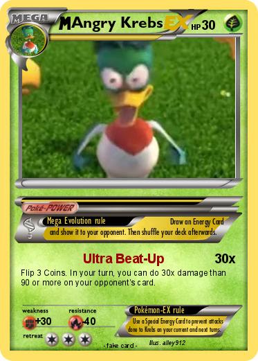 Pokemon Angry Krebs