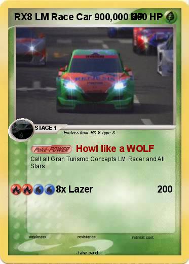 Pokemon RX8 LM Race Car 900,000 HP