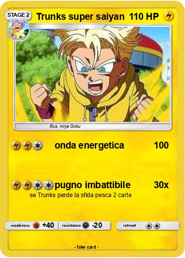 Pokemon Trunks super saiyan
