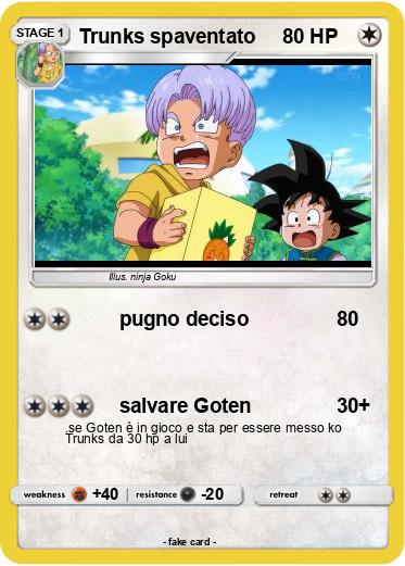 Pokemon Trunks spaventato
