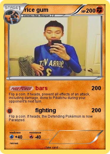 Pokemon rice gum