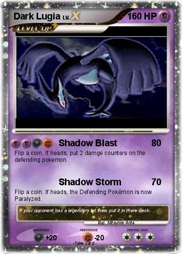 Pokemon Dark Lugia