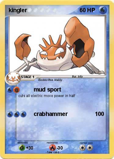 Pokemon kingler