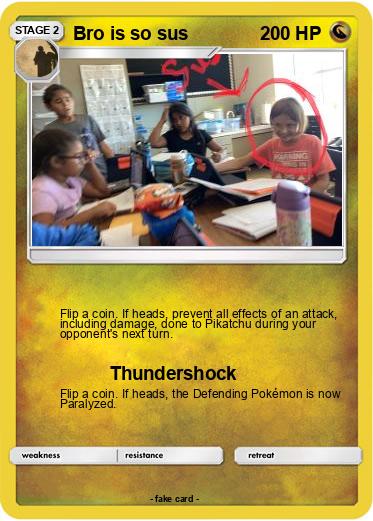 Pokemon Bro is so sus