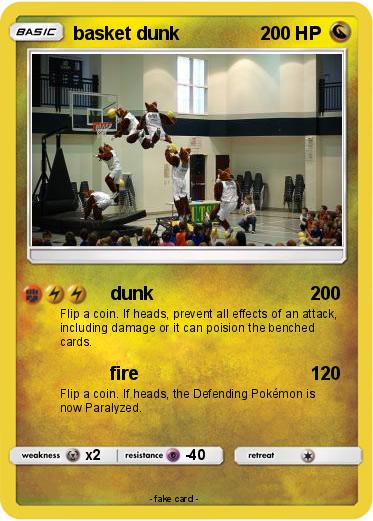 Pokemon basket dunk